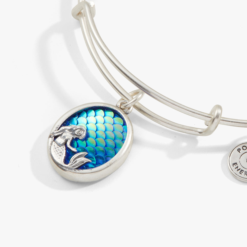 Iridescent Mermaid Charm Bangle, Bracelets, $ 21.90, A Moment Of Now™
