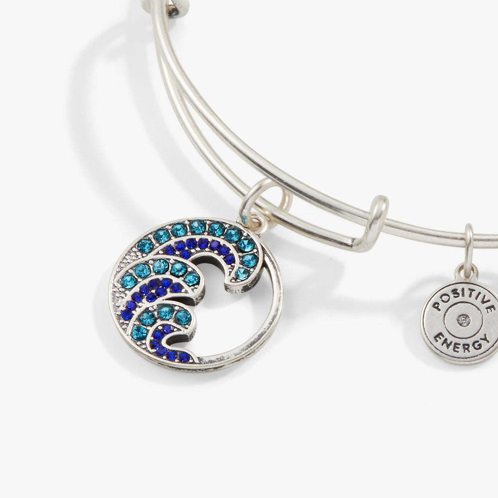 Wave Charm Bangle, Bracelets, $ 19.90, A Moment Of Now™