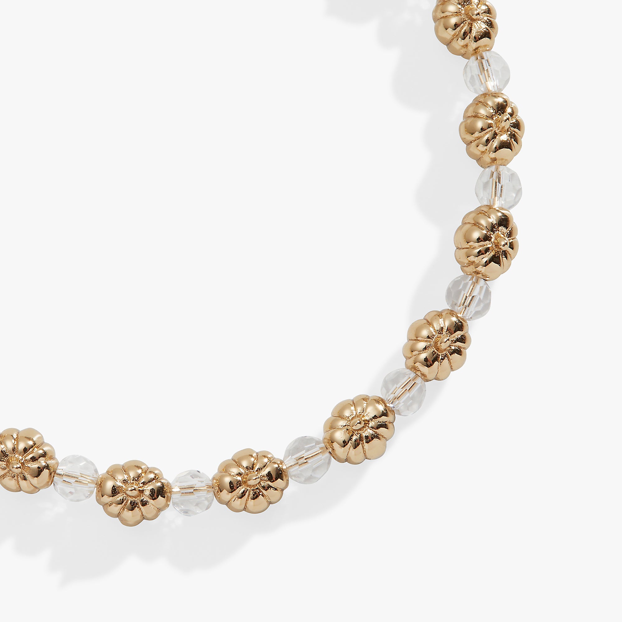 Pumpkin + Crystal Beaded Bangle, Bracelets, $ 40.00, A Moment Of Now™