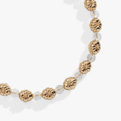 Pumpkin + Crystal Beaded Bangle, Bracelets, $ 40.00, A Moment Of Now™