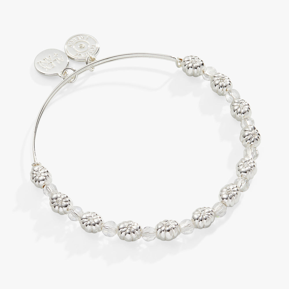 Pumpkin + Crystal Beaded Bangle, Bracelets, $ 40.00, A Moment Of Now™