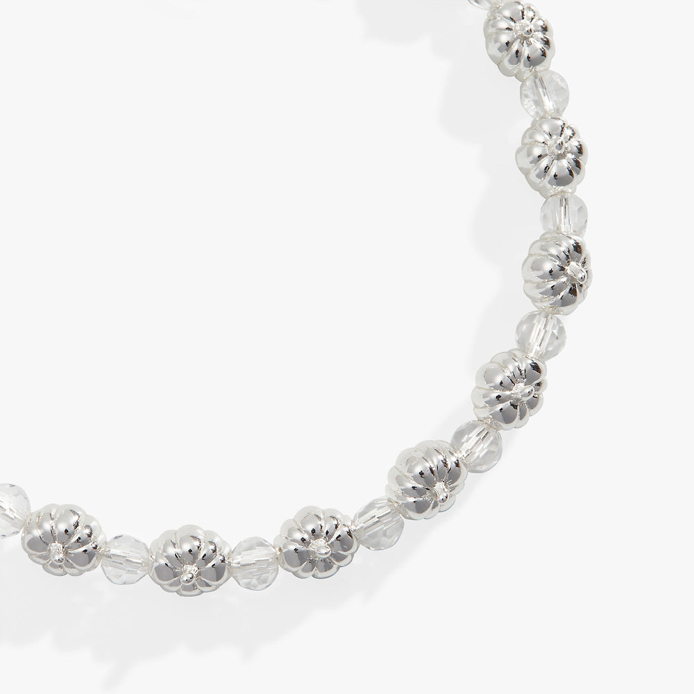 Pumpkin + Crystal Beaded Bangle, Bracelets, $ 40.00, A Moment Of Now™