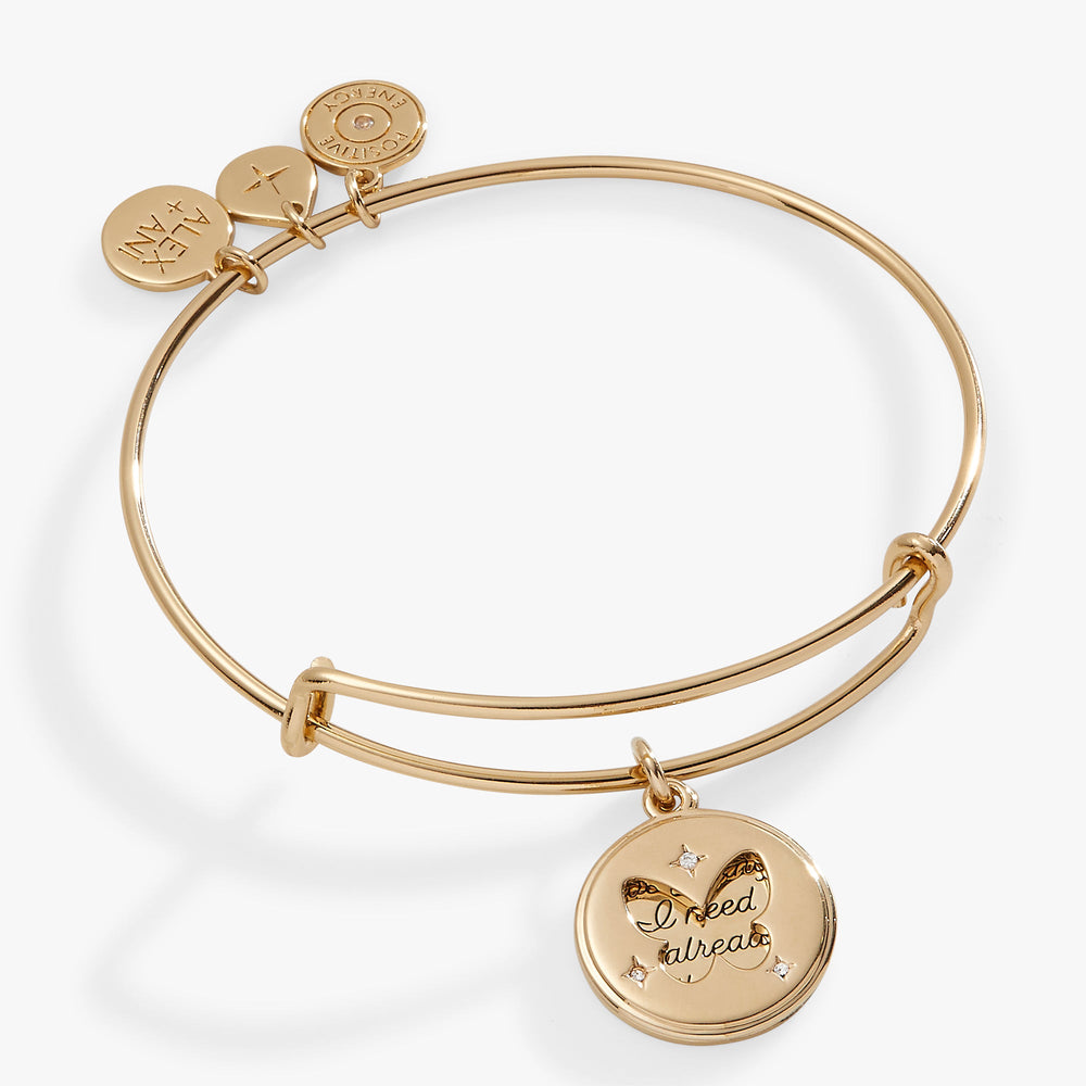 Hidden Message Butterfly Affirmation Bangle, Bracelets, $ 34.00, A Moment Of Now™