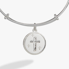 Hidden Message Cross Affirmation Bangle, Bracelets, $ 34.00, A Moment Of Now™