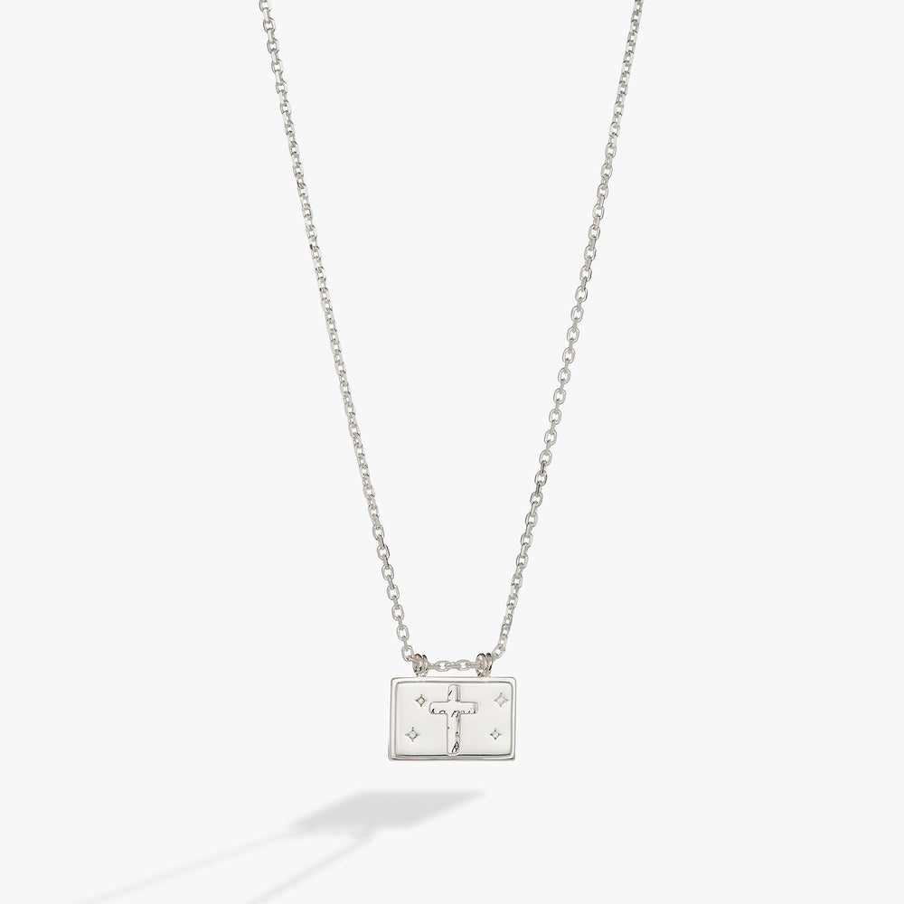 Hidden Message Cross Affirmation Necklace, Necklaces, $ 13.90, A Moment Of Now™