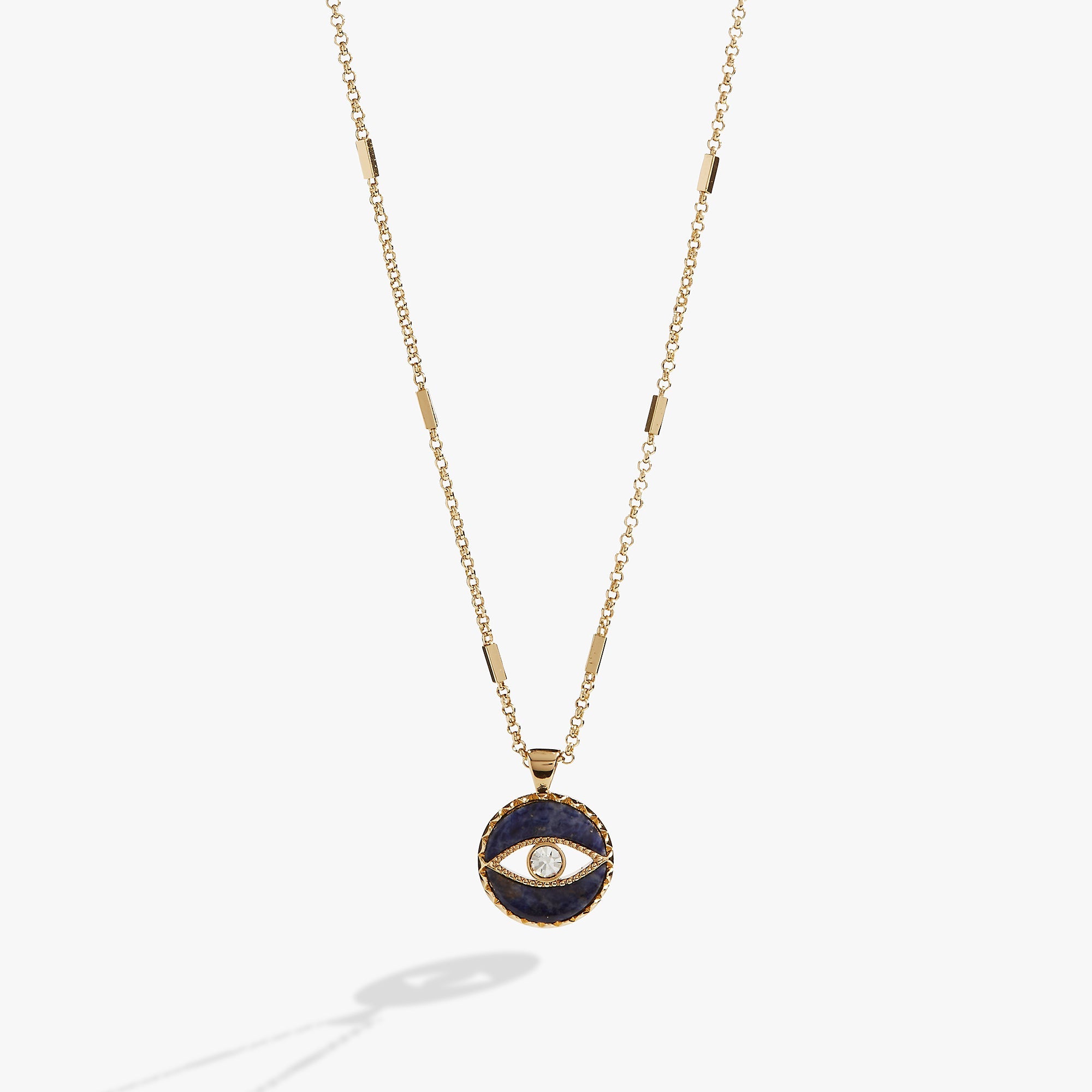Sodalite Evil Eye Necklace, Necklaces, $ 68.00, A Moment Of Now™
