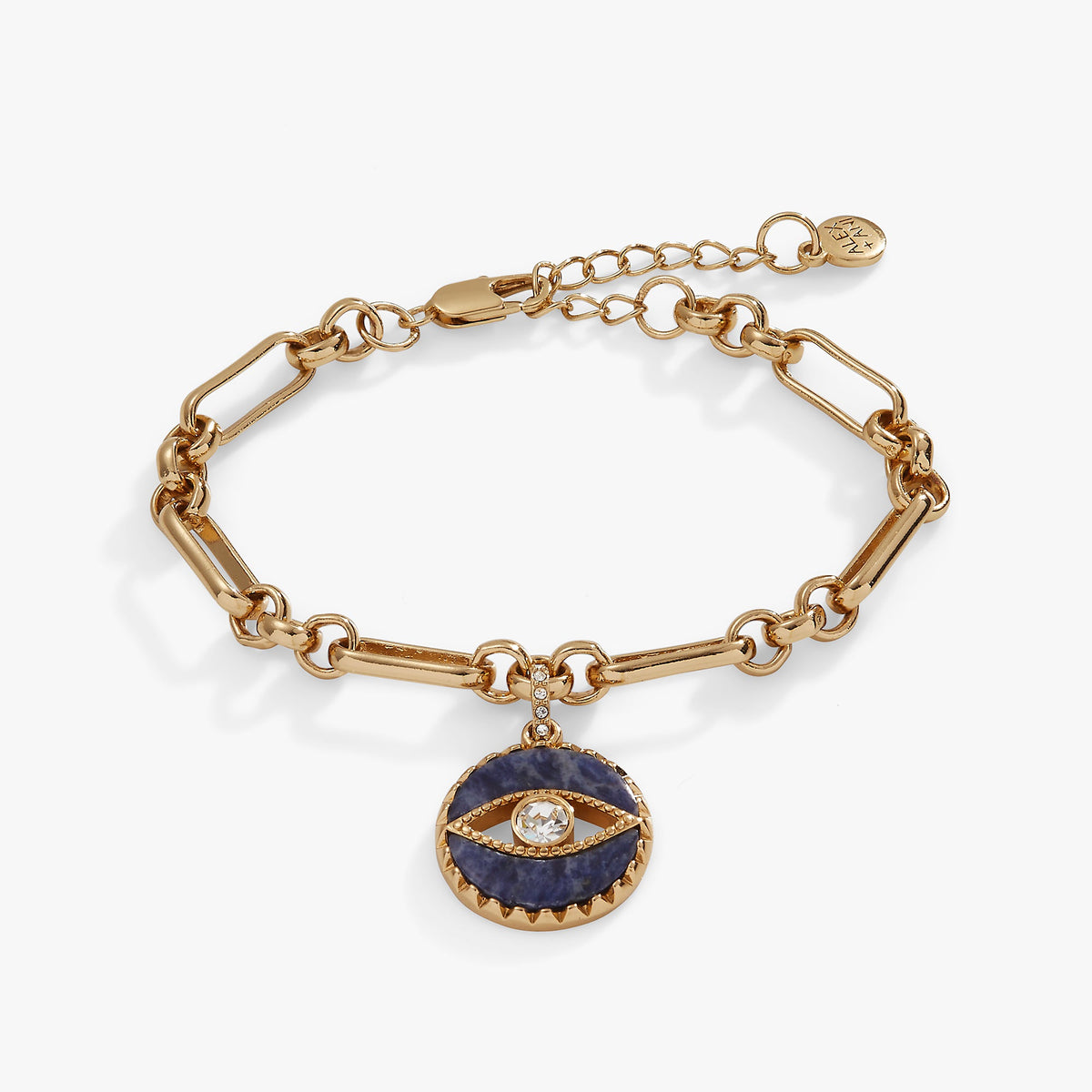 Sodalite Evil Eye Chain Bracelet, Bracelets, $ 48.00, A Moment Of Now™