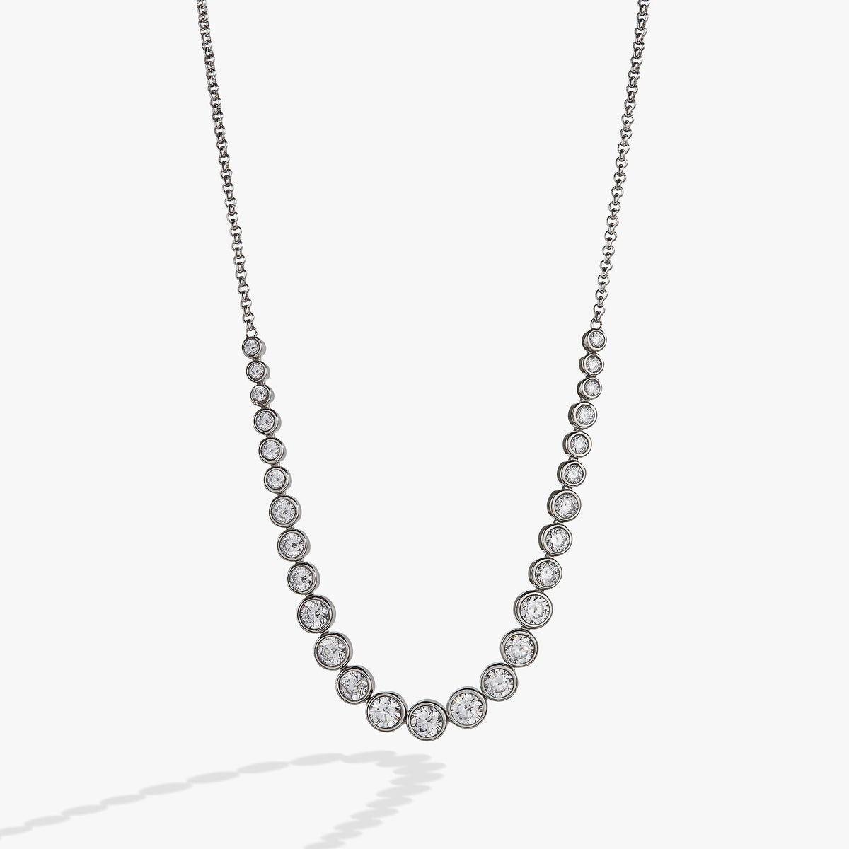 Crystal Tennis Necklace, Necklaces, $ 58.00, A Moment Of Now™