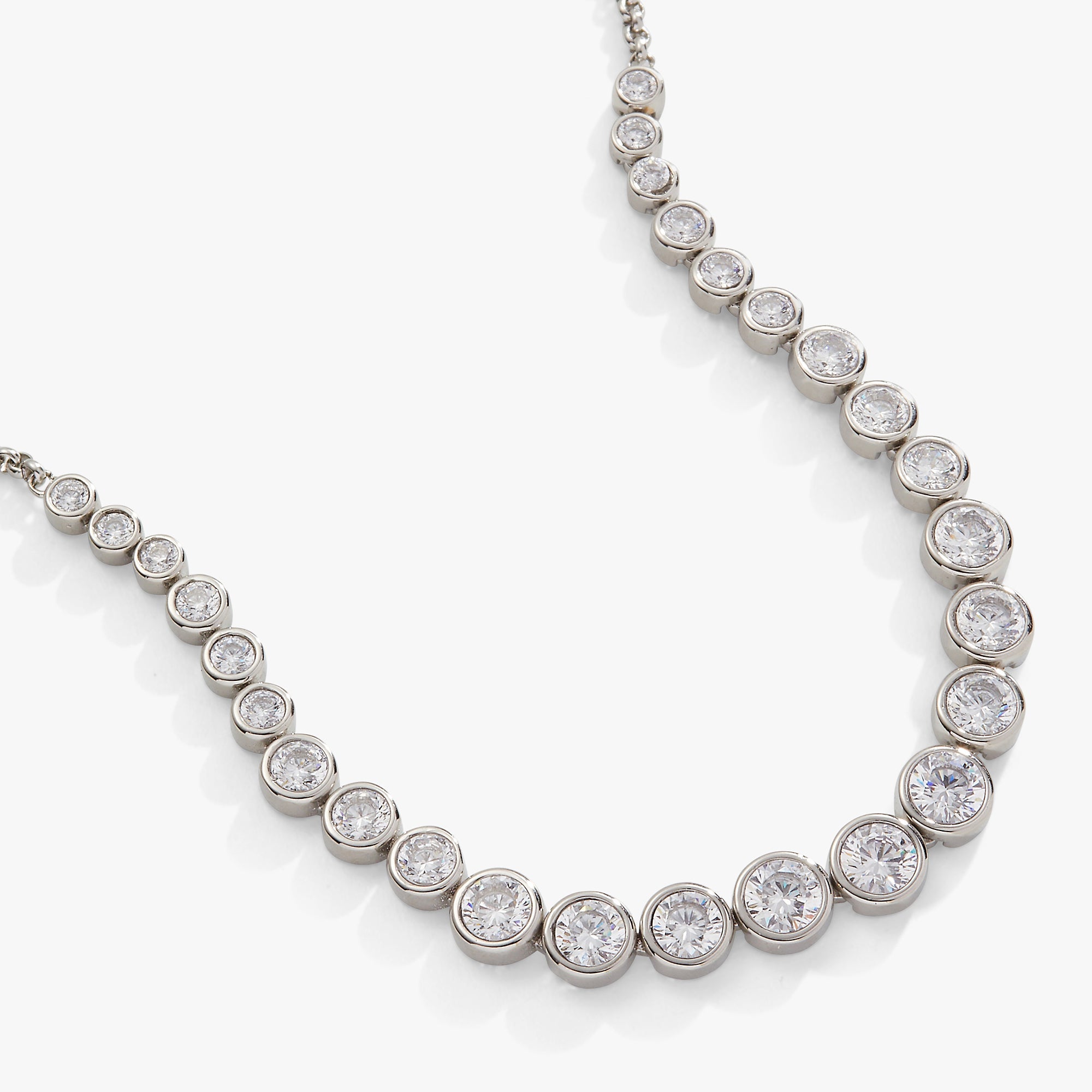 Crystal Tennis Necklace, Necklaces, $ 58.00, A Moment Of Now™