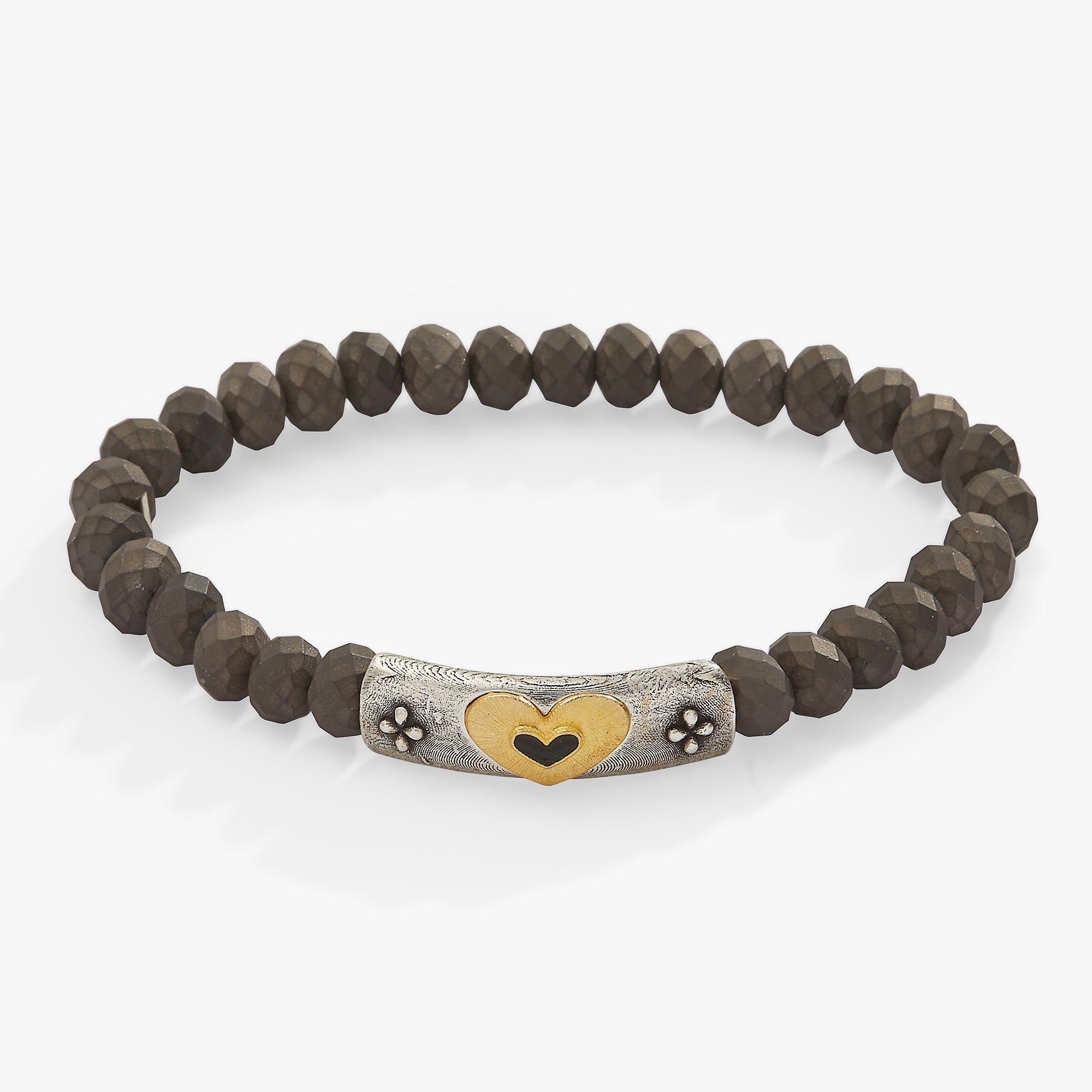 Antique Heart Stretch Bracelet, Bracelets, $ 34.00, A Moment Of Now™
