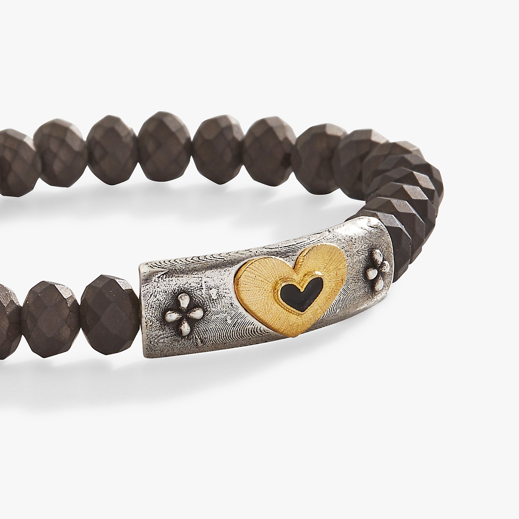 Antique Heart Stretch Bracelet, Bracelets, $ 34.00, A Moment Of Now™
