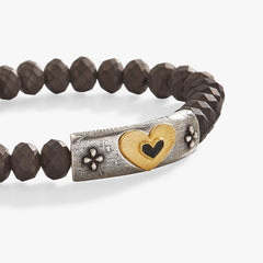 Antique Heart Stretch Bracelet, Bracelets, $ 34.00, A Moment Of Now™