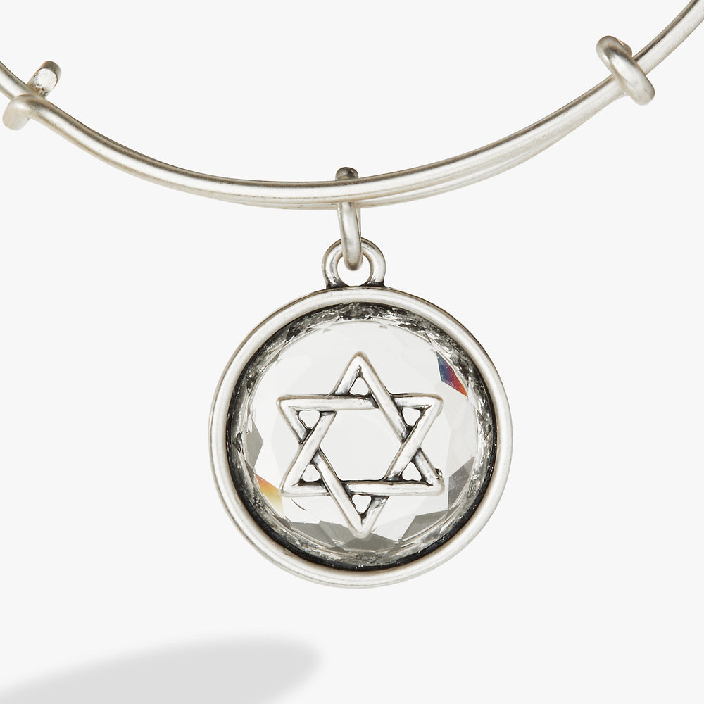 Star of David Crystal Charm Bangle, Bracelets, $ 13.90, A Moment Of Now™