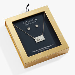 Starburst Charm Necklace and Stud Earring Gift Set, Necklaces, $ 29.90, A Moment Of Now™