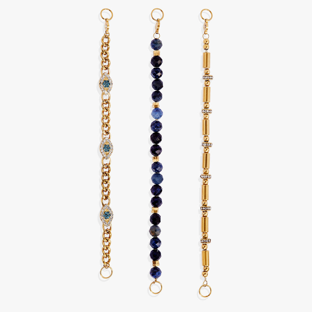 Evil Eye Stranded™ Bracelet Set, Bracelets, $ 78.00, A Moment Of Now™