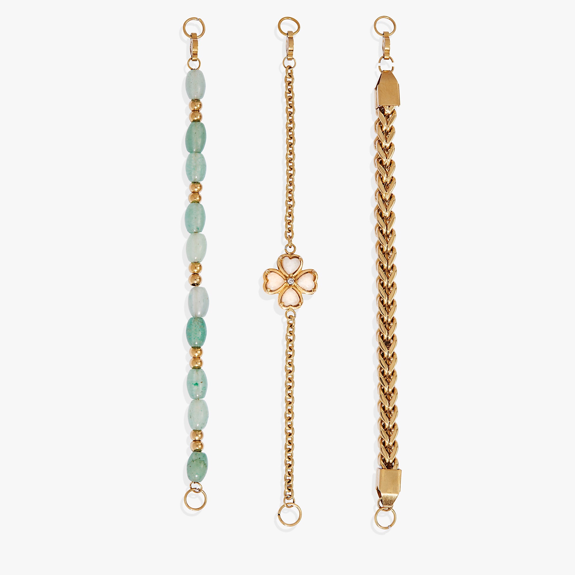 Four-Leaf Clover Stranded™ Bracelet Set, Bracelets, $ 78.00, A Moment Of Now™