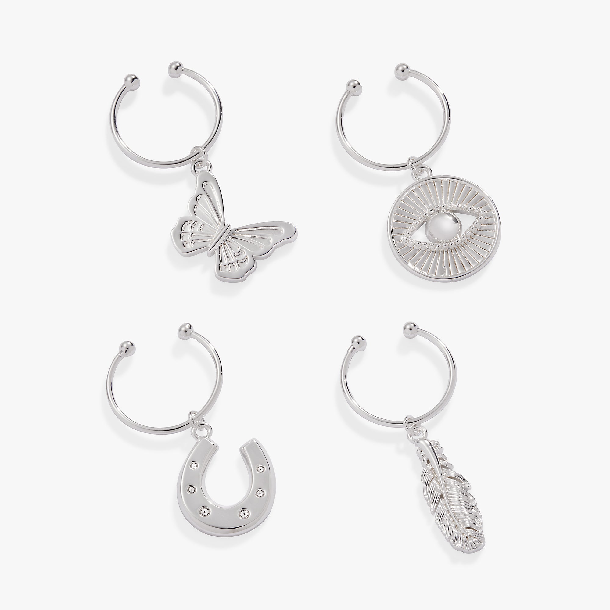 Good Vibes Wine Glass Charm Set of 4, Accessories, $ 4.90, A Moment Of Now™