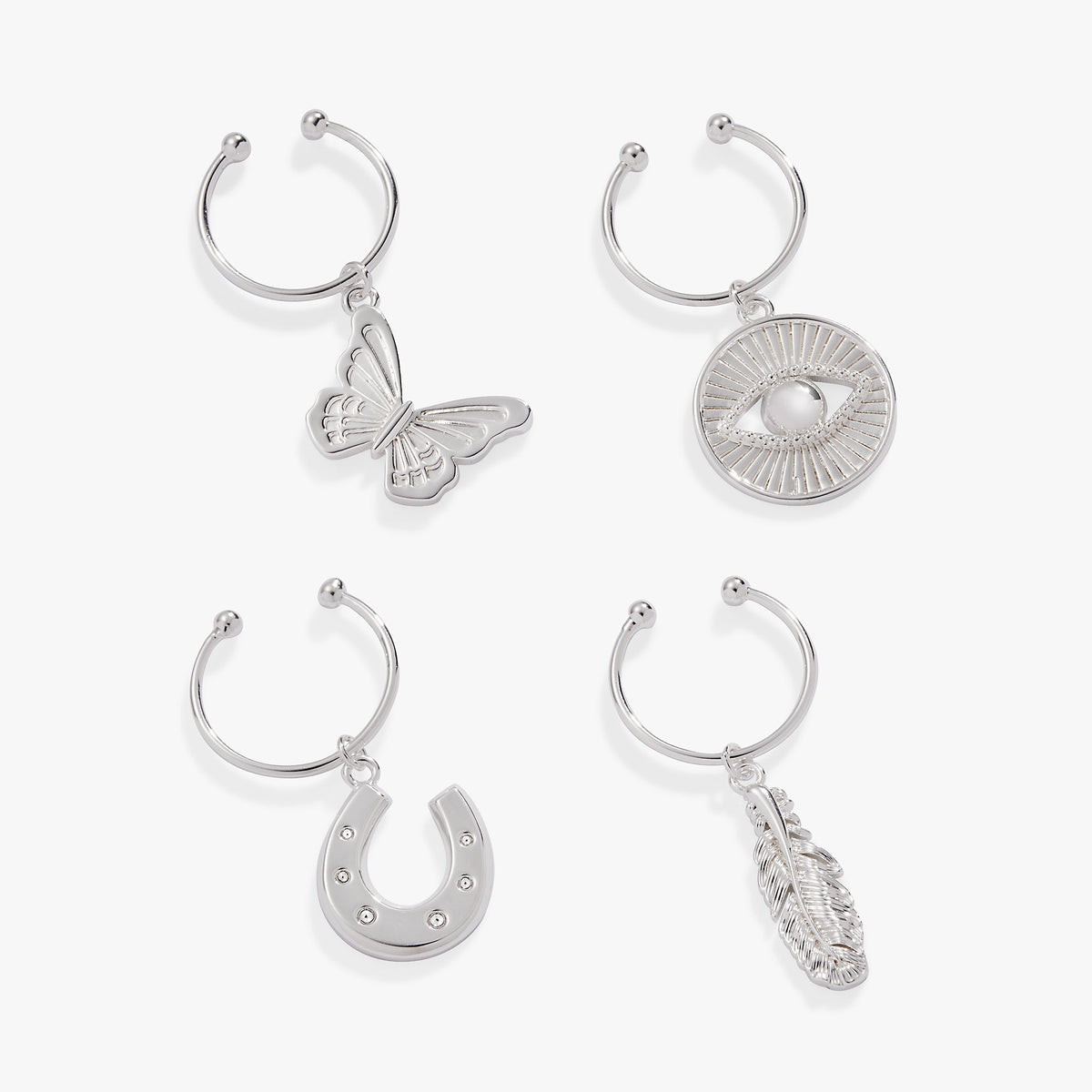 Good Vibes Wine Glass Charm Set of 4, Accessories, $ 4.90, A Moment Of Now™