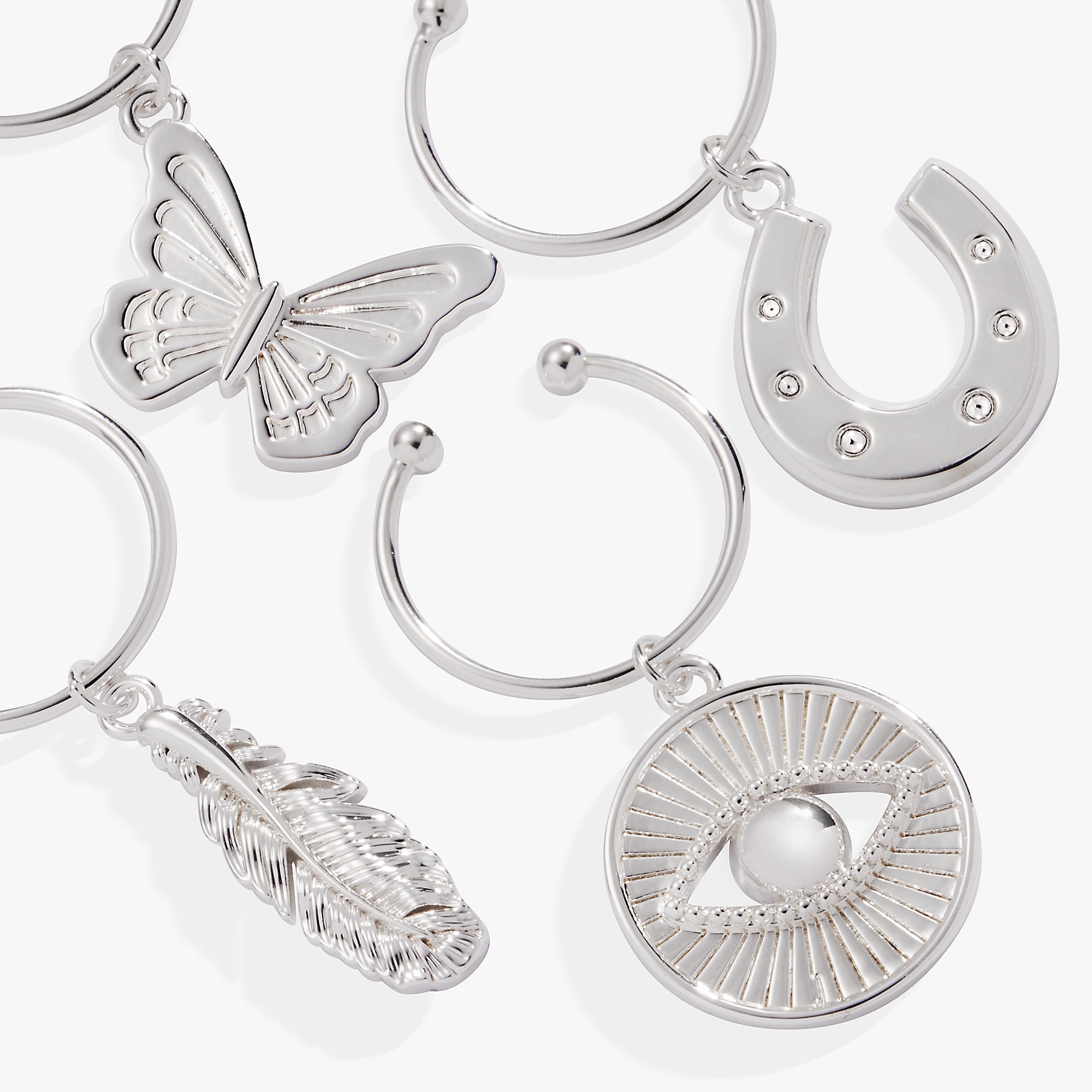 Good Vibes Wine Glass Charm Set of 4, Accessories, $ 4.90, A Moment Of Now™