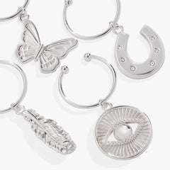 Good Vibes Wine Glass Charm Set of 4, Accessories, $ 4.90, A Moment Of Now™