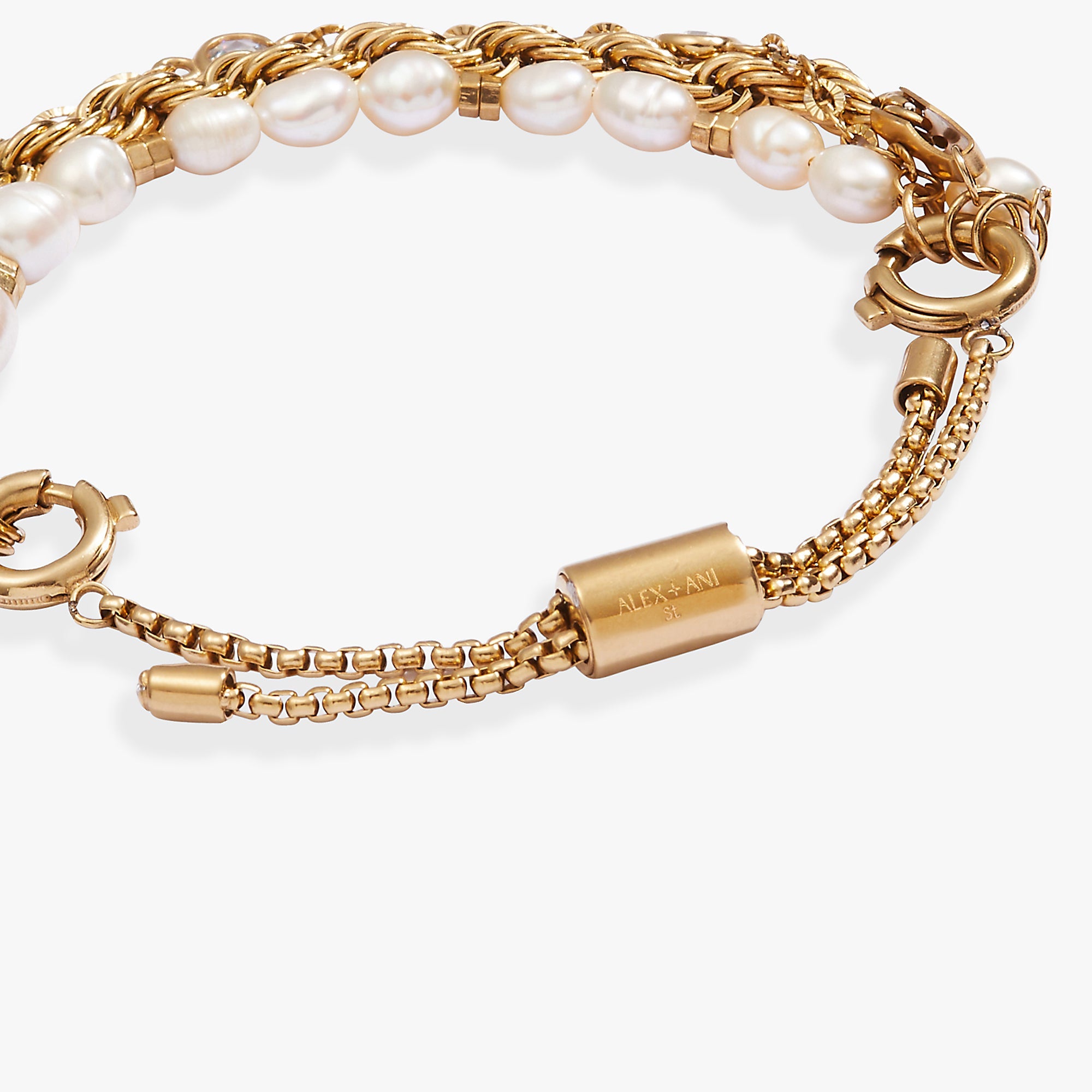 Crystal + Pearl Stranded™ Bracelet Set, Bracelets, $ 78.00, A Moment Of Now™