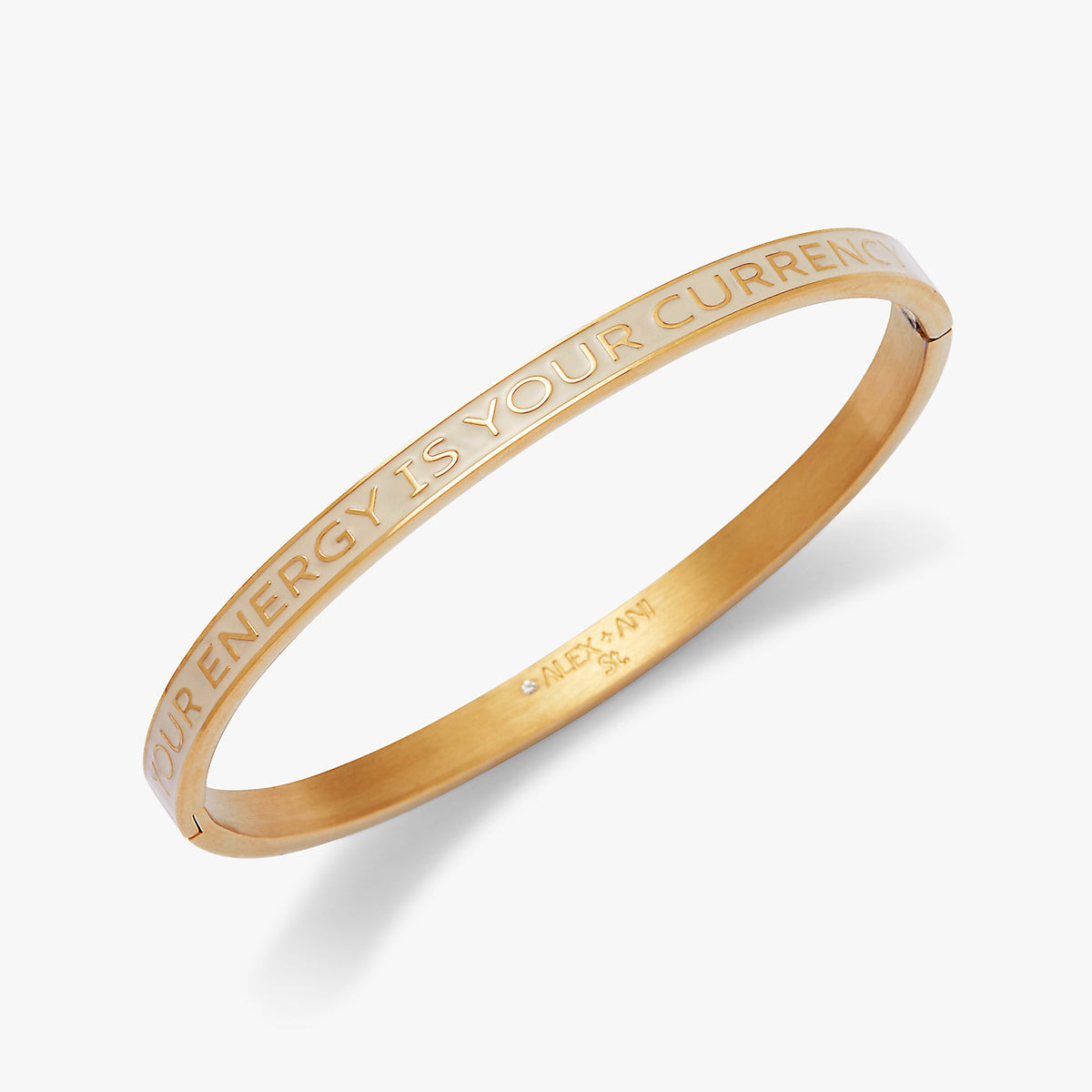 'Your Energy Is Your Currency' Hinge Bangle, Bracelets, $ 27.90, A Moment Of Now™