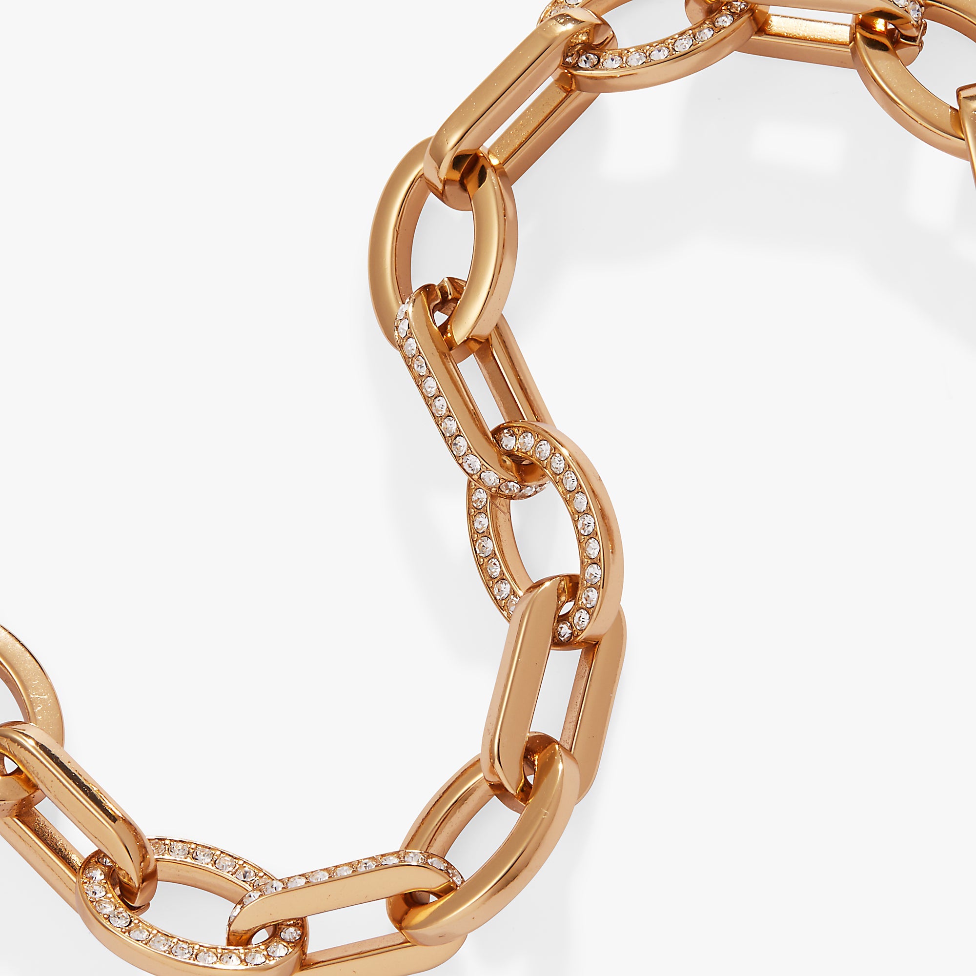 Oval Link Crystal Chain Toggle Bracelet, Bracelets, $ 29.90, A Moment Of Now™