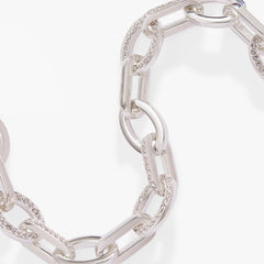 Oval Link Crystal Chain Toggle Bracelet, Bracelets, $ 29.90, A Moment Of Now™