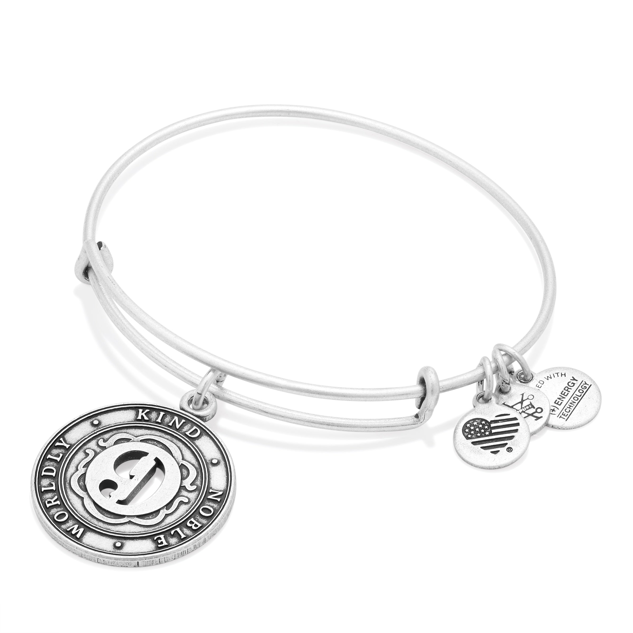 Number 9 Charm Bangle Bracelet | Worldly, Kind, and Noble, Bracelets, $ 9.90, A Moment Of Now™