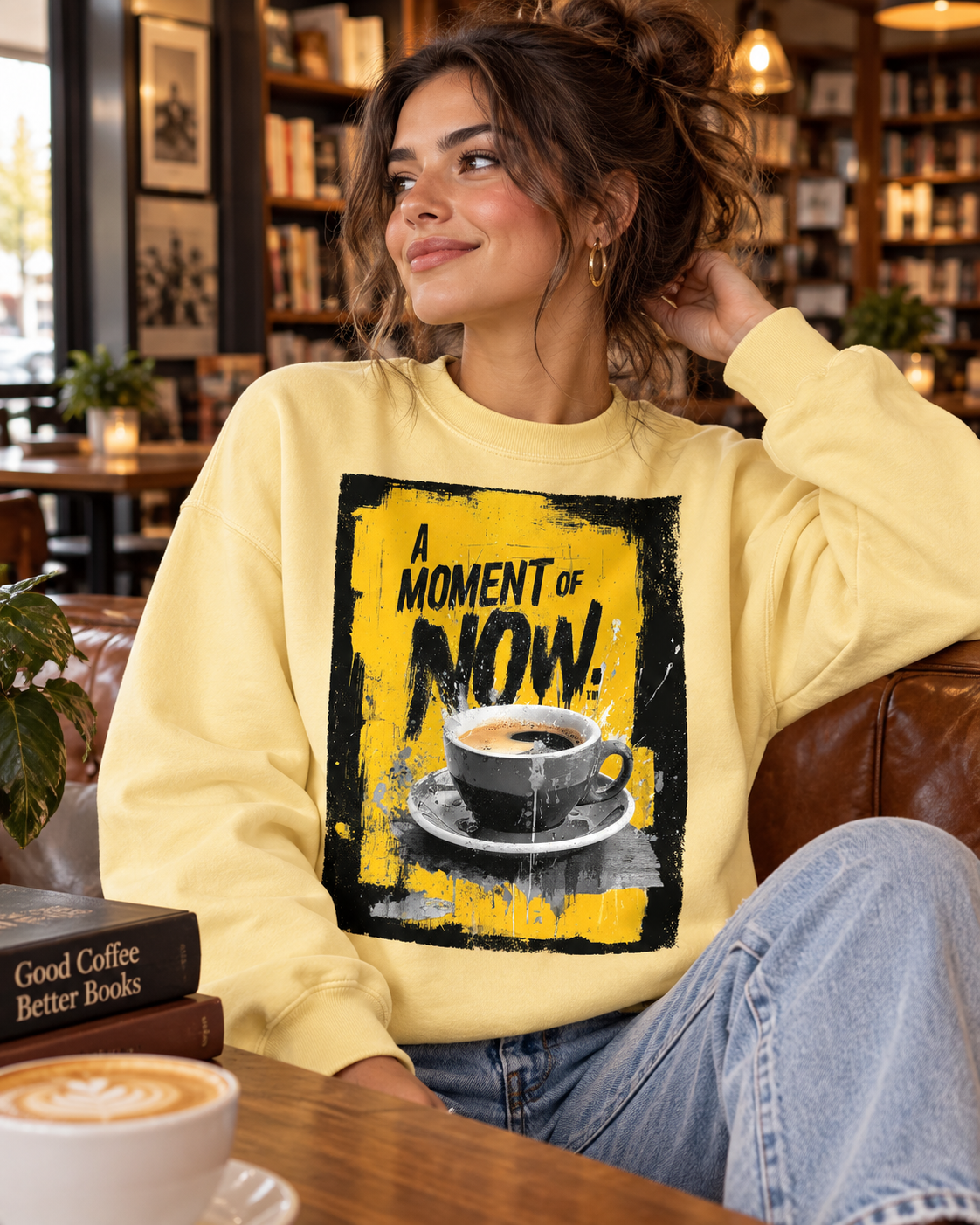 A Moment of Now Coffee Time Sweatshirt