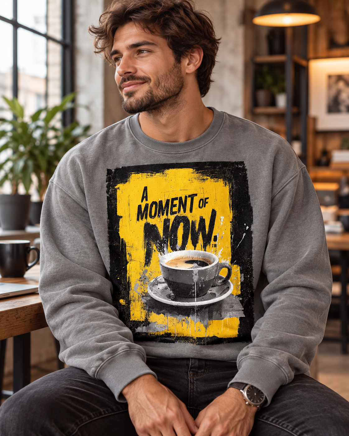 A Moment of Now Coffee Time Sweatshirt