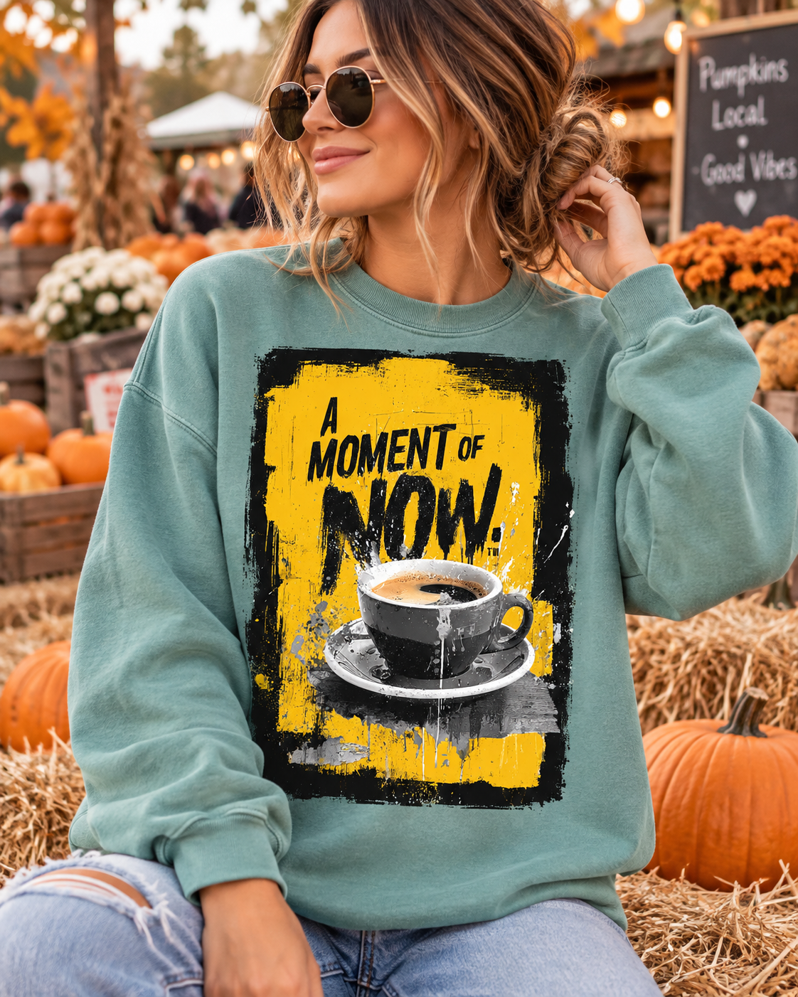 A Moment of Now Coffee Time Sweatshirt