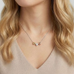 Crystal Heart Slider Necklace, Necklaces, $ 48.00, A Moment Of Now™
