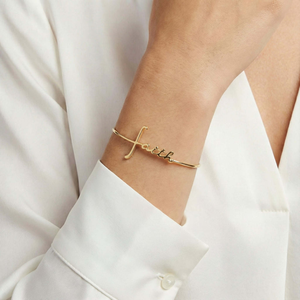 Faith In-Line Bracelet, Bracelets, $ 34.00, A Moment Of Now™