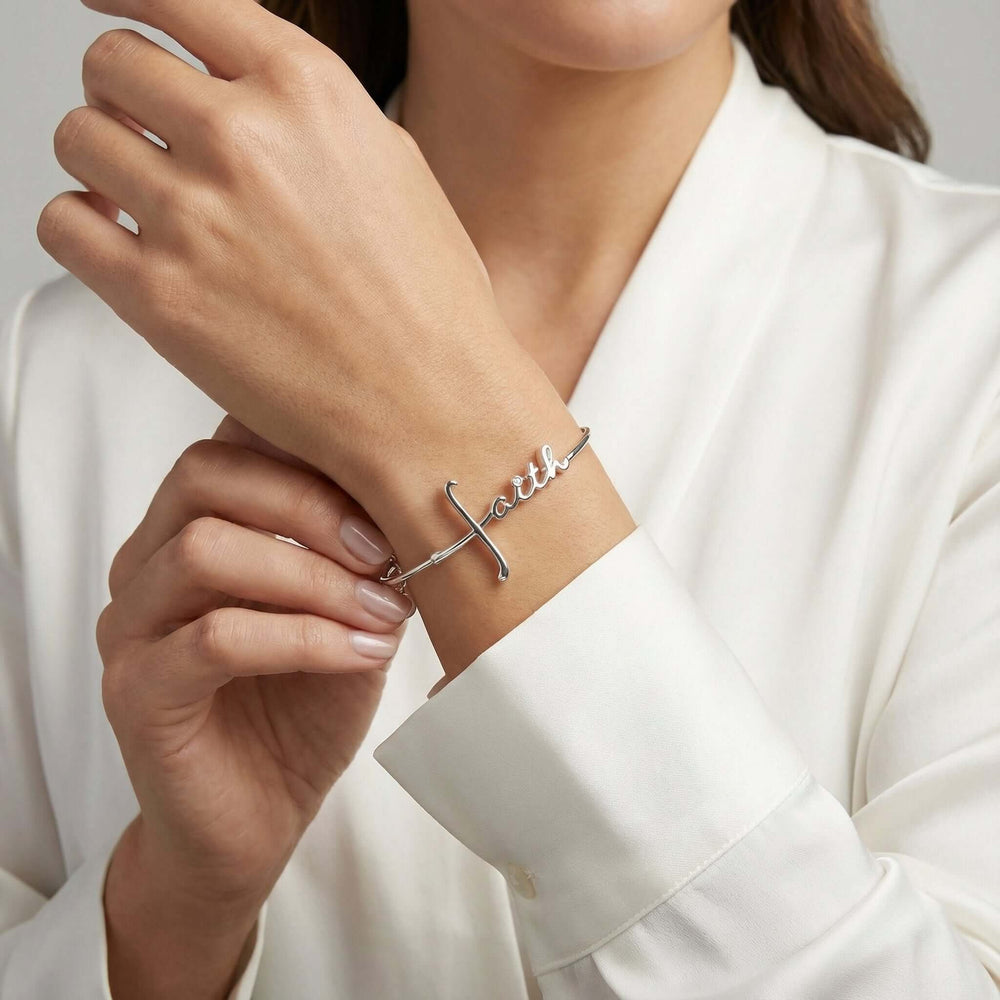 Faith In-Line Bracelet, Bracelets, $ 34.00, A Moment Of Now™