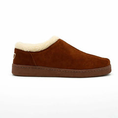 Ashton Furry Memory Foam Suede Slipper