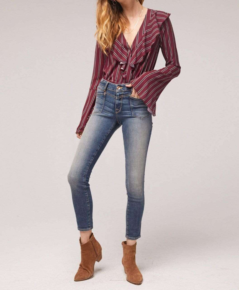 Audrey Striped Bodysuit | Boutique In USA, , $ 64.00, A Moment Of Now™