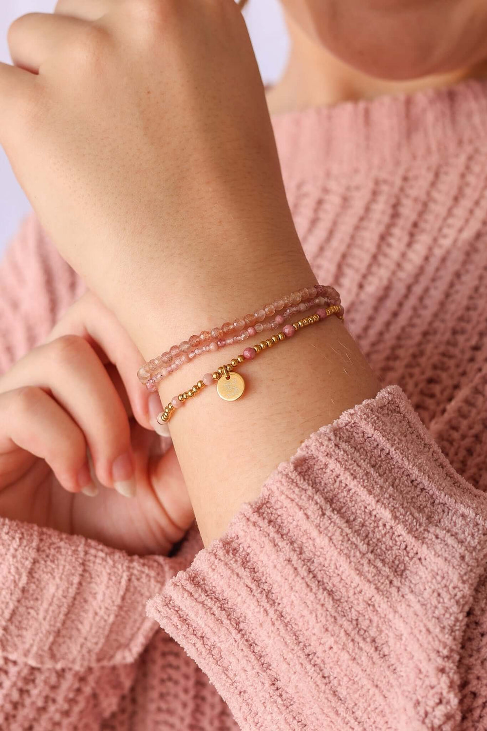 Aurora Stretch Bracelet Set | Iridescent Rainbow Jewelry, Bracelets, $ 36.00, A Moment Of Now™