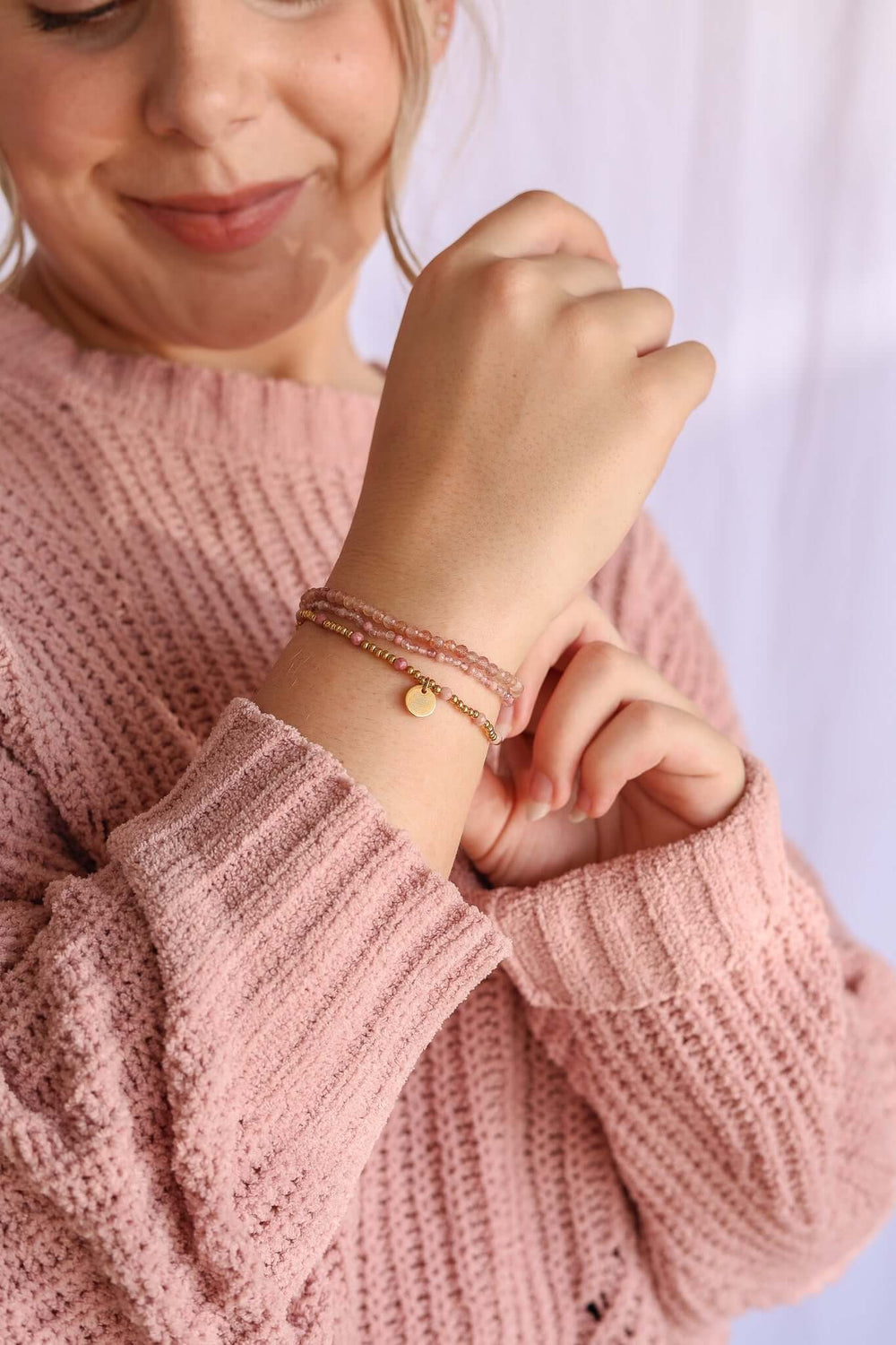 Aurora Stretch Bracelet Set | Iridescent Rainbow Jewelry, Bracelets, $ 36.00, A Moment Of Now™