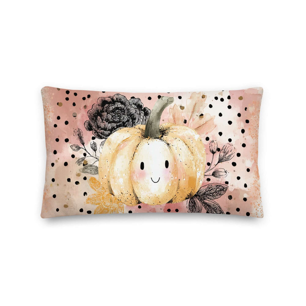 Autumn Watercolor Pumpkin Throw Pillow – Seasonal Farmhouse Cushion | Boutique In USA, Throw Pillows, $ 55.00, A Moment Of Now™