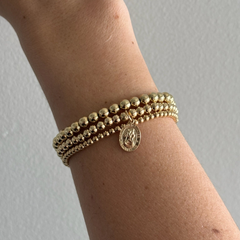 St. Christopher Juno Triple Bracelet Stack | 14K Gold Filled, Bracelets, $ 198.00, A Moment Of Now™