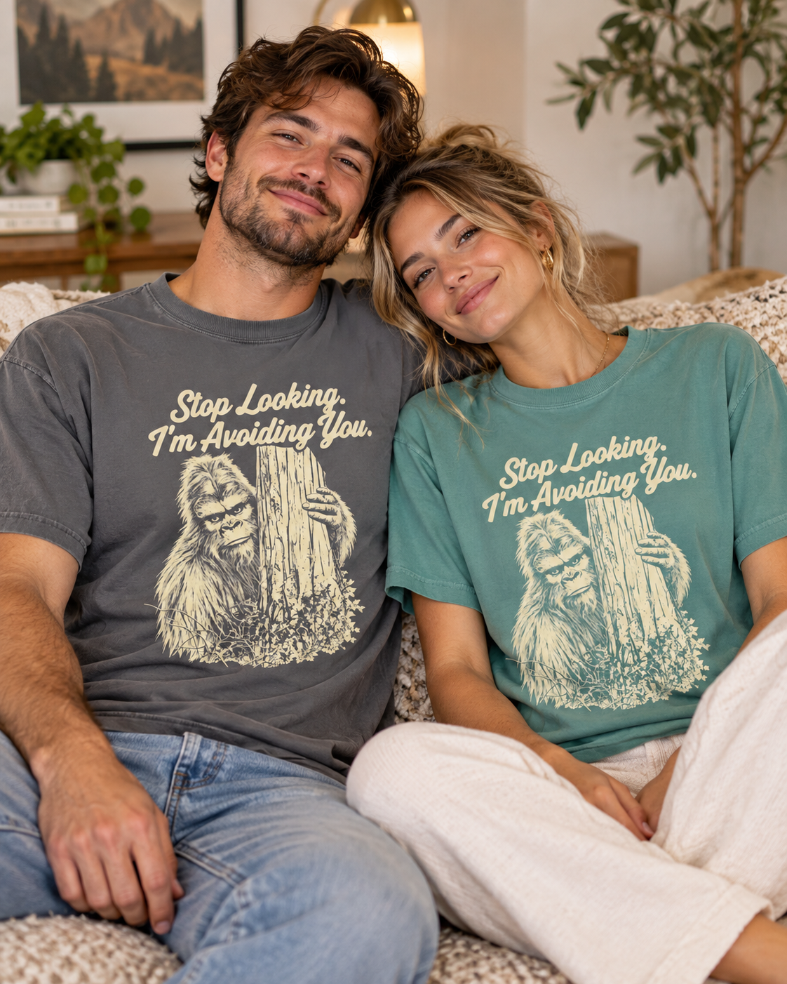 Stop Looking, I'm Avoiding You — Funny Bigfoot T-Shirt