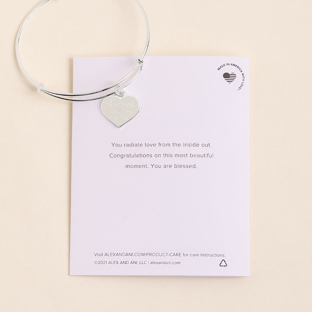 'Blessed Mama' Charm Bangle, Bracelets, $ 28.00, A Moment Of Now™