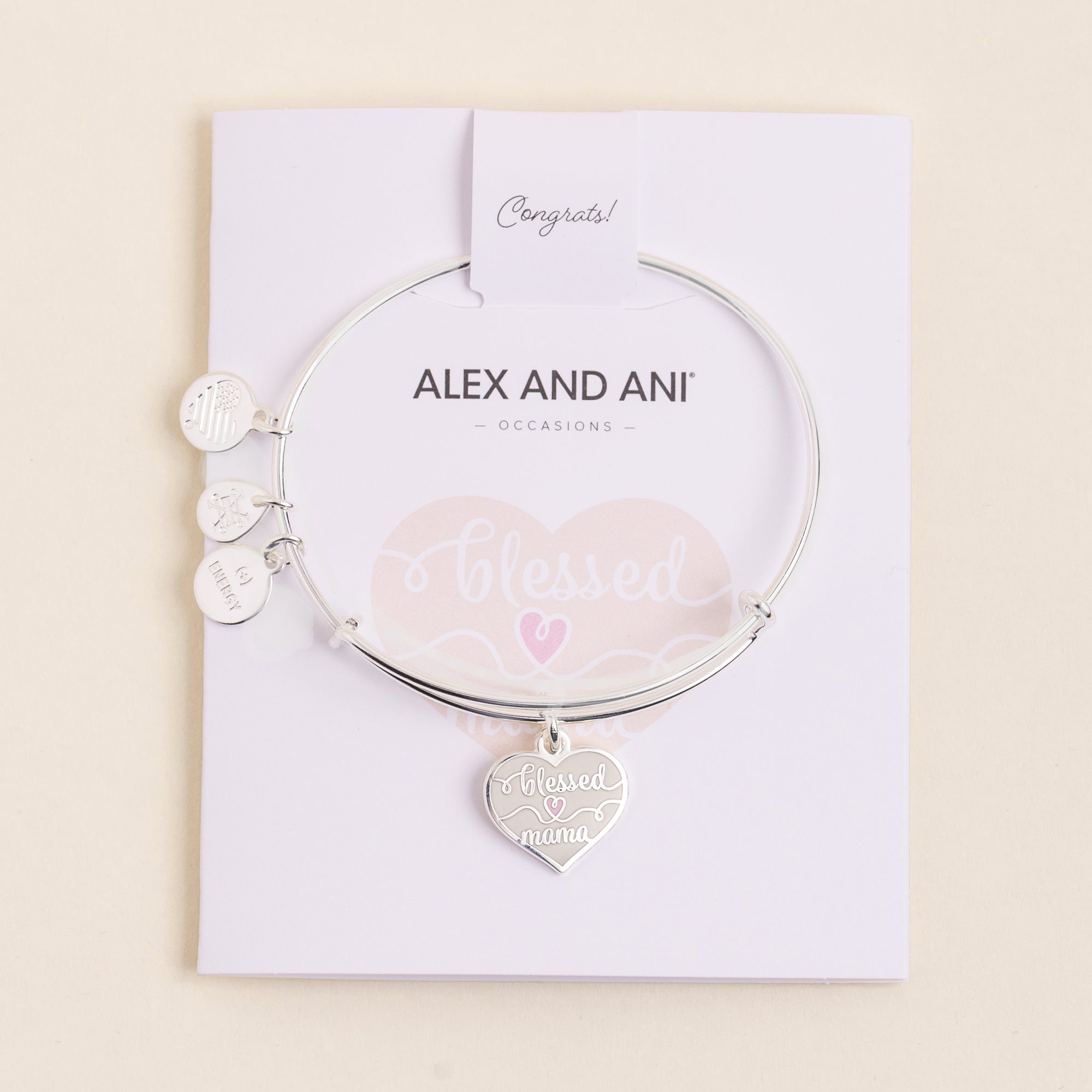 'Blessed Mama' Charm Bangle, Bracelets, $ 28.00, A Moment Of Now™