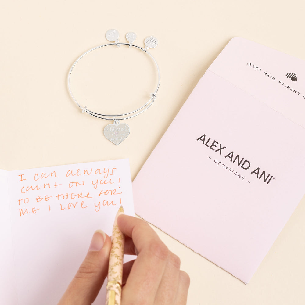 'Blessed Mama' Charm Bangle, Bracelets, $ 28.00, A Moment Of Now™
