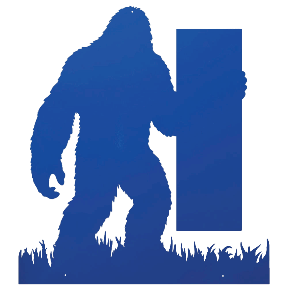 Bigfoot Custom Name, House Number, Message Metal Steel Decor, Metal Signs, $ 62.95, A Moment Of Now™