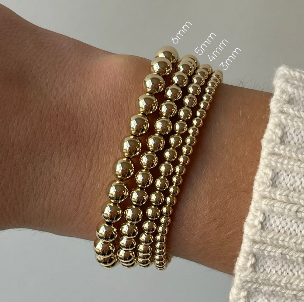Old English Initial Juno Bracelet 4mm | 14K Gold Filled, Bracelets, $ 84.00, A Moment Of Now™
