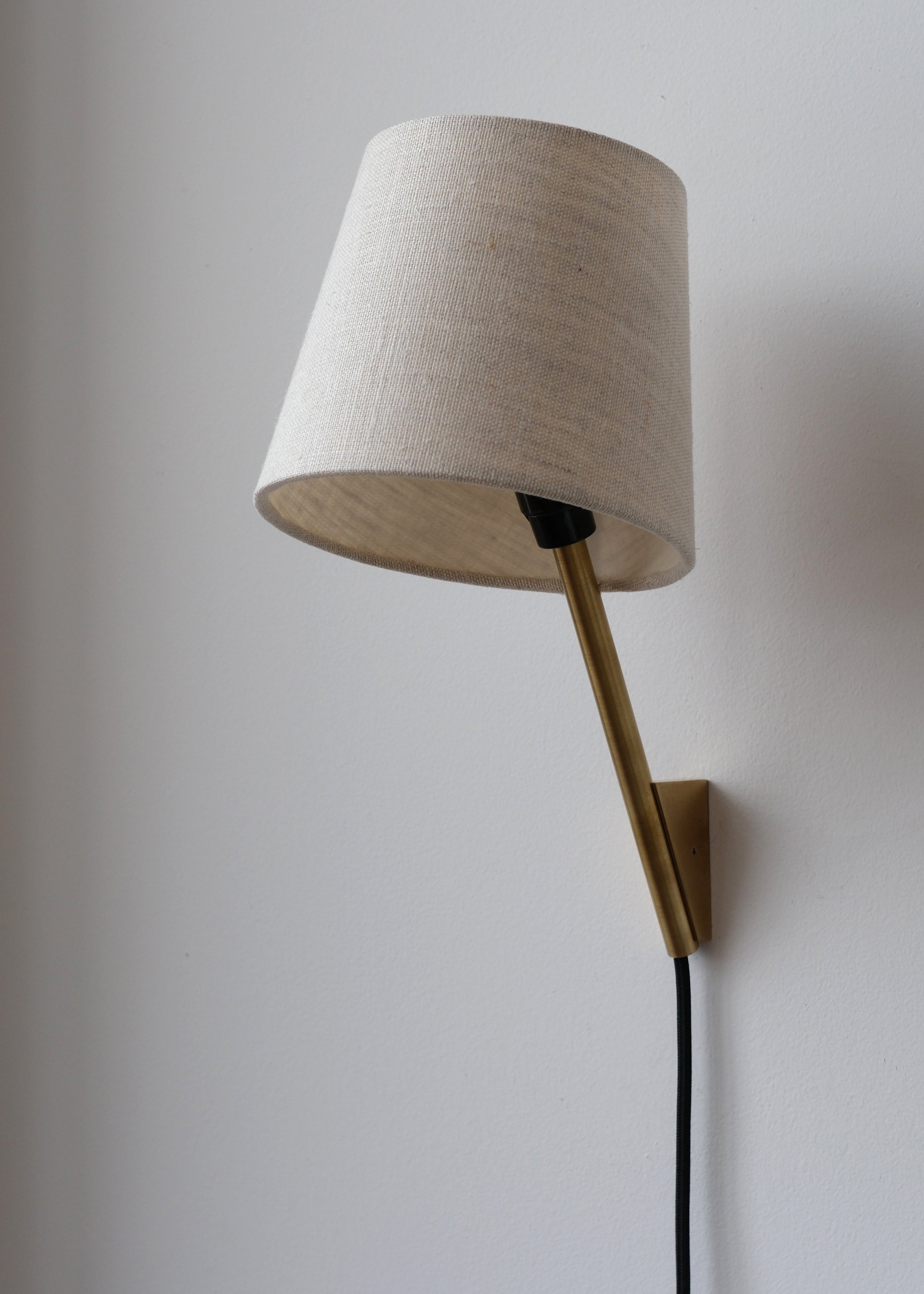 Tokyo Plug-In Wall Sconce Lamp with Organic Cotton Shade | Handmade in USA, Lamps, $ 369.00, A Moment Of Now™