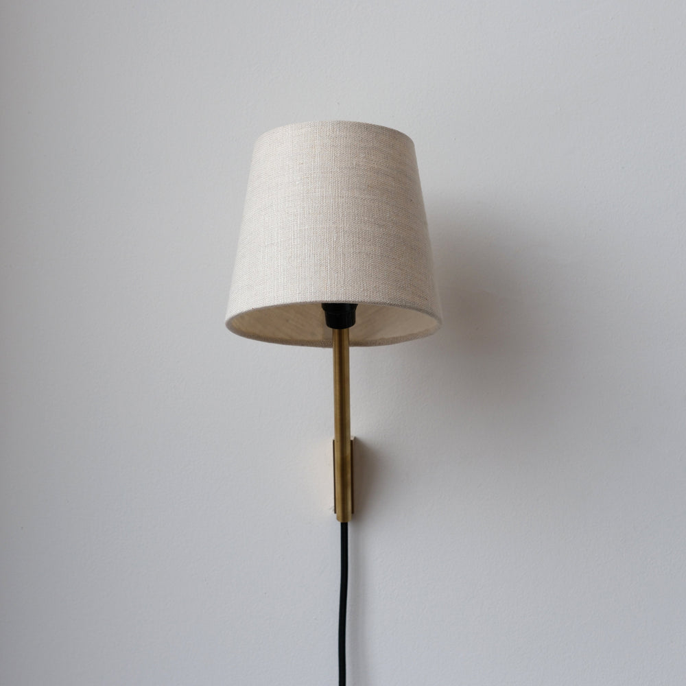 Tokyo Plug-In Wall Sconce Lamp with Organic Cotton Shade | Handmade in USA, Lamps, $ 319.00, A Moment Of Now™