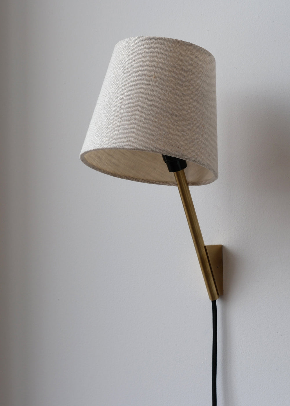 Tokyo Plug-In Wall Sconce Lamp with Organic Cotton Shade | Handmade in USA, Lamps, $ 369.00, A Moment Of Now™